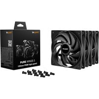 be quiet! Pure Wings 3 - High-speed case fan Zwart, 3 stuks