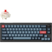 Keychron V2 Max-D1, toetsenbord Zwart, US lay-out, Gateron Jupiter Red, RGB leds, 65%, Double-shot PBT, hot swap, 2.4 | Bluetooth | USB-C, Knob