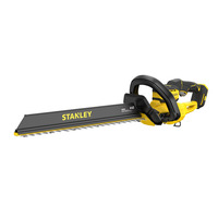 Stanley Borstelloze 18V V20, 55 cm heggenschaar Zwart/geel, Accu en oplader niet inbegrepen