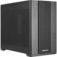 Chieftec BX-MESH mini tower behuizing Zwart | 1x USB-A | 1x USB-C | Tempered Glass