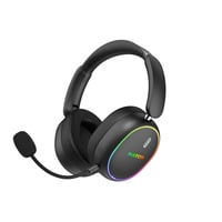 Hator Phoenix 2 Wireless over-ear gaming headset Zwart, RGB, 2.4GHz / Bluetooth 5.4 / USB-C