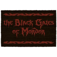 SD Toys Lord of the Rings: 20th Anniversary - The Black Gates of Mordor Doormat Logo 60X40 deurmat Zwart/rood