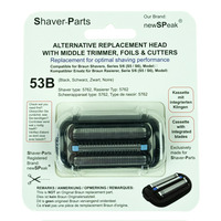  Shaver parts 53B Scheerapparaat opzetstuk Zwart, Series 5/6 - Cassette