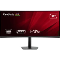 ViewSonic VA3820C UWQHD+ 21:9 Curved Monitor met USB-C Hub 38" UltraWide Zwart, 2x HDMI, 1x DisplayPort, USB-C, USB-B