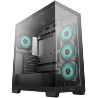 DeepCool DeepCool CG580 4F bk midi tower behuizing Zwart | 2x USB-A | 1x USB-C | RGB | Window