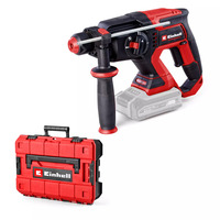 EINHELL TP-HD 18/22 D Li BL - Solo professional Accu Boorhamer Rood/zwart, Accu en oplader niet inbegrepen, Incl. opbergkoffer E-Case S-F