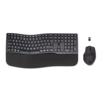 HP 680 Comfort dual-mode toetsenbord en muis combi draadloze desktopset Zwart, Membraan, 100%, 4000 dpi, 2.4 GHz, Bluetooth