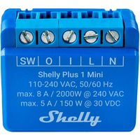 Shelly 1 Mini Gen3 relais Blauw