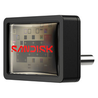 SanDisk Extreme Fit USB-C-flashdrive 64 GB usb-stick Zwart, USB-C 3.2 (5 Gbit/s)