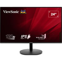 ViewSonic VA24E1-H Full HD 24" monitor Zwart, 1x HDMI, 1x VGA, 120 Hz