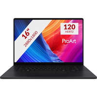ASUS ProArt P16 H7606WP-RJ075X OLED 16" Copilot+ laptop Zwart | Ryzen AI 9 HX 370 | RTX 5070 | 64 GB | 1 TB SSD | Touch