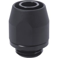 Alphacool Alpha HF c Fitt TPV Me 12,7/7,6mm str bk verbinding Zwart