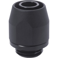 Alphacool HF compression Fitting TPV Metall - 12,7/7,6mm Straight verbinding Zwart