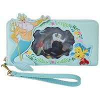 Funko Disney: The Little Mermaid - Princess Lenticular Wristlet Wallet portemonnee Lichtblauw