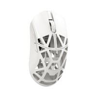 WLMouse Beast X Pro - Milky White - Solid Sides gaming muis Wit, 30.000 dpi, 8K