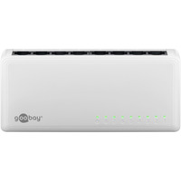 goobay 8-poort Gigabit Ethernet Switch Wit