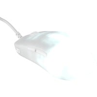 Endgame Gear OP1 RGB Gaming Muis - White Frost Wit/transparant, 50 - 26.000 DPI, RGB led