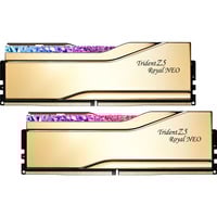 G.Skill 32 GB DDR5-6000 Kit werkgeheugen Goud, F5-6000J2636H16GX2-TR5NG, Trident Z5 Royal Neo, EXPO