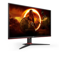 AOC Q27G2E/BK 27" gaming monitor Zwart/rood, 2x HDMI, 1x DisplayPort, 155 Hz
