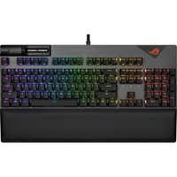ASUS ROG Strix Flare II RGB mechanisch gaming toetsenbord Gunmetal, US lay-out (QWERTY), ROG NX Red, 100%, RGB leds, ROG PBT