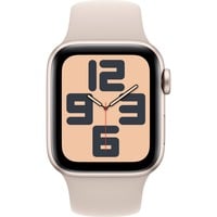 Apple Watch SE (2023) smartwatch Sterrenlicht, 40 mm, Sportbandje (M/L), Aluminium, GPS + Cellular