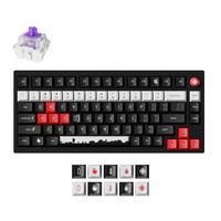 Keychron DayZ Special Edition Wireless Magnetic Switch Custom Keyboard, gaming toetsenbord Zwart, US lay-out, Gateron Double-Rail Magnetic Nebula, 80% (TKL), RGB leds, dye-sub PBT, hot swap, Knob, 2.4GHz | Bluetooth 5.2 | USB-C