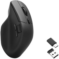 Keychron M6-A1 Wireless Mouse Zwart, 26,000 DPI, USB-C / Bluetooth 5.1 / 2.4 GHz