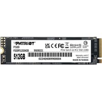 Patriot P320 512 GB SSD PCIe 3.0 x4, NVMe 1.3, M.2 2280