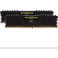 Corsair 32 GB DDR4-3200 (2x 16 GB) Kit werkgeheugen Zwart, CMK32GX4M2E3200C16, Vengeance LPX, XMP