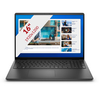Dell DC16250 (54M3K) 16"  laptop Zwart | Core 7 150U | Intel Graphics | 16 GB | 512 GB SSD