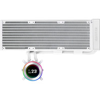 Lian Li Hydroshift II LCD-C 360 fanless waterkoeling Wit