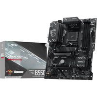 MSI  socket AM4 moederbord Zwart/zilver