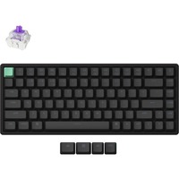Keychron K2 HE-J1 Standard version RGB mechanisch toetsenbord Zwart, US lay-out (QWERTY), Gateron Double-Rail Magnetic Nebula, 75%, RGB, OSA double-shot PBT, hot swap, 2.4GHz | Bluetooth 5.2 | USB-C