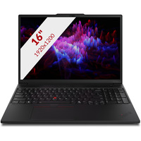 Lenovo ThinkPad P16s Gen 4 (21QV0010MH) 16" laptop Zwart | Core Ultra 7 265H | RTX PRO 1000 | 32 GB | 1 TB SSD