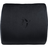 Arozzi Lumbar Support Black Velour - Horizontal Straps inlegkussen Zwart