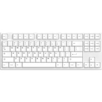 HelloGanss HS87T White RGB mechanisch toetsenbord Wit, US lay-out (QWERTY), Gateron Yellow, 80% (TKL), RGB leds, PBT Doubleshot keycaps, hot swap, 2,4 GHz | Bluetooth | USB-C