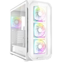 Sharkoon AK5G RGB midi tower behuizing Wit | 2x USB-A | 1x USB-C | RGB | Tempered Glass