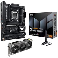 ALTERNATE Upgrade Kit TUF Gaming B850-PLUS WIFI + TUF RX 9070 XT OC Moederbord, Grafische kaart