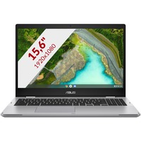 ASUS Chromebook CB1500FKA-E80065 15.6" laptop Zilver | N4500 | UHD Graphics | 8 GB | 64 GB eMMC | Touch