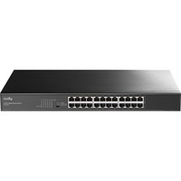 Cudy 24-Port Gigabit Unmanaged Switch Zwart, 19 inch