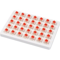 Keychron Gateron G Pro Switch Set Z61 - Red, 35 Switches keyboard switches Rood/transparant