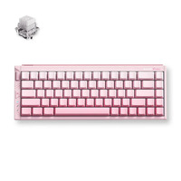 MCHOSE Ace 68 Turbo Full-aluminum Esports Hall Effect Keyboard Lichtroze, US lay-out (QWERTY), Mount Tai GT HE, 65%, 16K, RGB, Hot swap, USB-C, Hall Effect Sensor