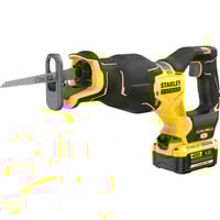 Stanley Brushless V20 18V FATMAX reciprozaag Zwart/geel, Accu, oplader en koffer inbegrepen