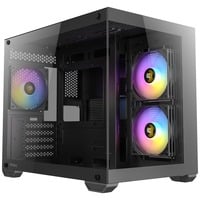 Antec CX600M ARGB mini tower behuizing Zwart | 3x USB-A | Tempered Glass