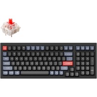 Keychron Q5-C1, toetsenbord Zwart, US lay-out, Gateron G Pro Red, 96%, RGB leds, Double-shot PBT, hot swap