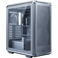 Cooler Master MasterFrame 500 Mesh midi tower behuizing Zilver | 2x USB-A | 1x USB-C | Tempered Glass