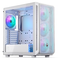 ENDORFY Arx 700 White ARGB midi tower behuizing Wit | 2x USB-A | 1x USB-C | RGB | Window