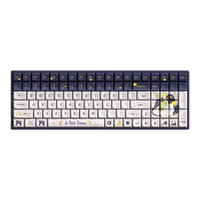 Iqunix F97 Starry Tryst RGB mechanisch gaming toetsenbord Donkerblauw, US lay-out (QWERTY), IQUNIX Little Prince, 96%, RGB leds, Hot-swappable, PBT, 2.4GHz | Bluetooth 5.1 | USB-C