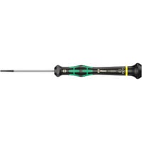 Wera 2035 Kraftform Micro Sleuf Schroevendraaier, 0.30 x 1.8 x 60 mm Zwart/groen