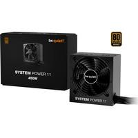 be quiet! , 450 Watt voeding Zwart